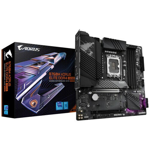 GIGABYTE B760M AORUS ELITE DDR4 GEN5 Micro-ATXマザーボード B760M A E DDR4 GEN5 MB6781