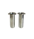 花立 高級ステンレス製 筒径58mm リング下145mm 1対2本セット (M)