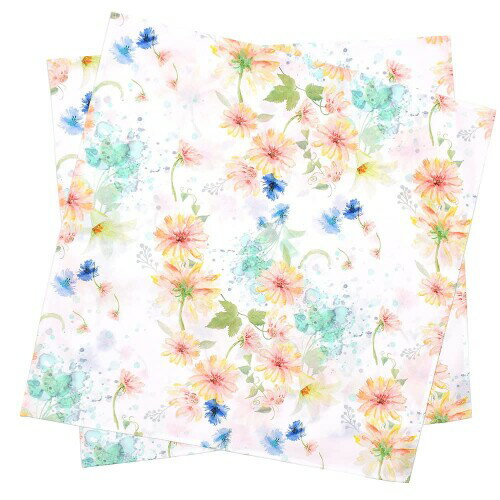 スタイルデコール(STYLE Decor) テーブルナプキン/トーション 2枚セット パステルフローラル 布巾 ふき..