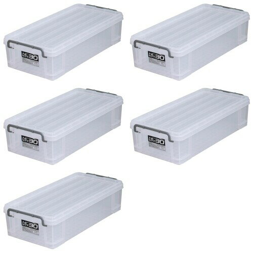 JEJアステージ 収納ボックス 日本製 NCボックス #30 積み重ね おもちゃ箱 (幅34×奥行71.5×高さ18cm) 5..