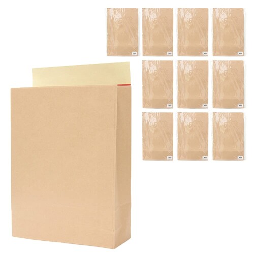 ネクスタ 宅配袋 小 封筒 開封テープ付き カッター不要 クラフト 無地 宅急便 紙袋 日本製 梱包 約縦32..