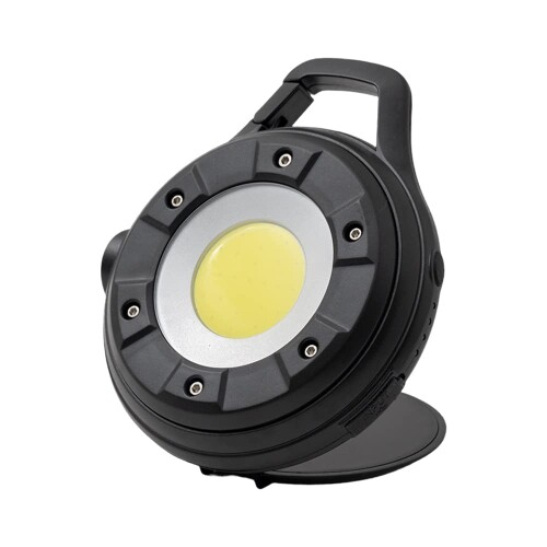 コーナンオリジナル LIFELEX USB充電式LEDライト丸型 5W 350lm CAM02-1881 ブラック 【特長】USB充電式LEDライト丸形5W350lm明るい大型LEDマグネットで簡単固定USB充電(約)350ルーメン(メインライト強モード時)3種類点灯モード(メインライト/サブライト/フラッシュ)カラビナフックバッテリー残量表示機能付 【特長】 ■USB充電式LEDライト丸形5W350lm ■明るい大型LED ■マグネットで簡単固定 ■USB充電 ■(約)350ルーメン(メインライト強モード時) ■3種類点灯モード(メインライト/サブライト/フラッシュ) ■カラビナフック ■バッテリー残量表示機能付 【仕様】 [本体] ■電球:5W LED/1W LED ■内蔵電池:リチウムイオン電池　3.7V/1800mAh ■充電時間:約3.5時間 ■明るさ(約):メインライト 強:350lm/弱:100m サブライト 強:80lm/弱:20lm ■点灯時間(約):メインライト 強:2.5時間/弱:4.5時間 フラッシュ 3.5時間　サブライト 強:8時間/弱:11時間 ■USB端子:Microb USB 【付属品】 ■USBケーブル(充電用)約43cm 【注意】 ■本品はお客様の責任においてご使用ください。 ■幼児の手の届かないところで本品を保管してください。 ■LEDの光は指向性が強いので、正視し続けると目に障害が現れることがあります。正視しないでください。 ■本品は構造上、修理ができません。破損の場合は買い換えをお願いします。 ■LEDの交換はできません。 ■直射日光の当たる場所や炎天下の車内などで保管 ■充電しないでください。 ■火災 ■故障の原因になります。 ■USB充電器は付属しておりません。 ■改良のため予告無く仕様を変更する場合があります。 ■製造には万全を期しておりますが、万一不良のあった場合は良品と交換いたします。それ以外の責はご客赦ください。 ■イラストはイメージです。 商品コード62078665569商品名コーナンオリジナル LIFELEX USB充電式LEDライト丸型 5W 350lm CAM02-1881 ブラック型番CAM02-1881カラーブラック※他モールでも併売しているため、タイミングによって在庫切れの可能性がございます。その際は、別途ご連絡させていただきます。※他モールでも併売しているため、タイミングによって在庫切れの可能性がございます。その際は、別途ご連絡させていただきます。