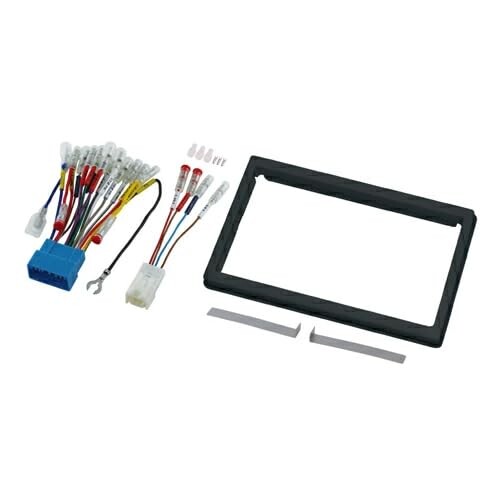 ENDY 配線・フェイスパネルセット EST-805S スズキ車用 2DIN 8インチ開口部 オーディオレス車用 純正ステアリング リモコン対応仕様