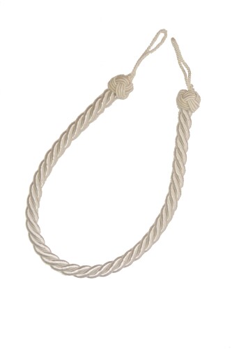 ゴージャス ロープタッセル カーテン留め ホワイト CTB2104 WH