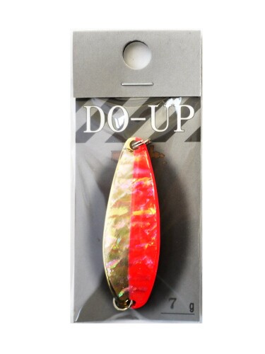 フィールドハンター(FIELD HUNTER) スプーン DO・UP シェル 50mm 7g ハーフ蛍光レッド #05 ルアー