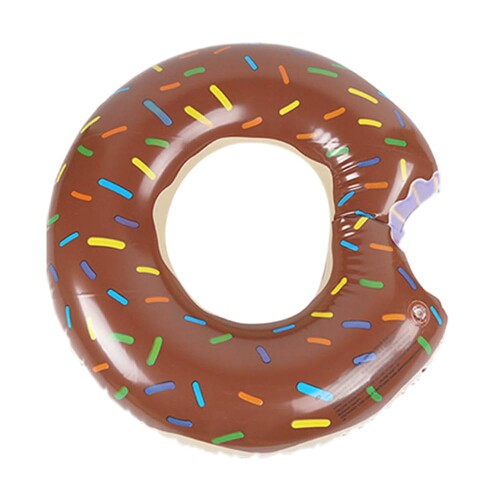 (MILASIC) 浮き輪 ドーナツ（チョコ） Mサイズ フロート スイカ ドーナッツ スイムリング かわいい おしゃれ 夏 男の子 女の子 うきわ キッズ ベビーフロート プール 水遊び インスタ映え