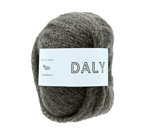 SAWADA 澤田 毛糸 『DALY(ダリー) グレイッシュブラウン 521』