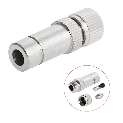 Aopin 8mmミストノズル銅調整可能水流クイックコネクタ0.5mm / 0.02