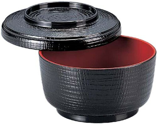 福井クラフト おひつ ケヤキ割子 日本製 ミニ 黒内朱塗 (親)