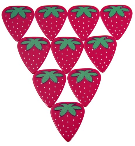 いちごギターピック1.0mm10枚パック