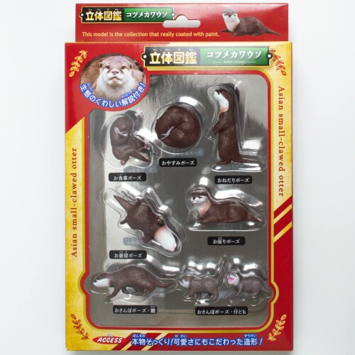 ザ・アクセス フィギュア カワウソ 立体図鑑 動物 水族館 おもちゃ