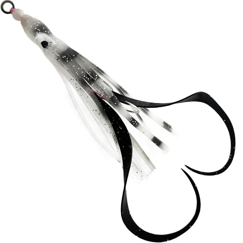 Brizm (ブリズム) EZカーリー カラマンタコベイト 2本針 2セット入 ゼブラグロー