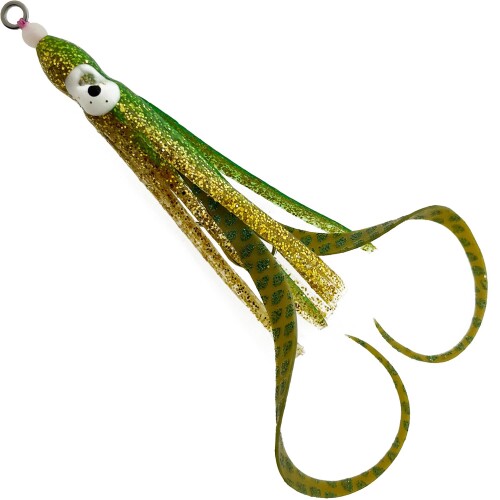 Brizm (ブリズム) EZカーリー カラマンタコベイト 2本針 2セット入 グリーンゴールド