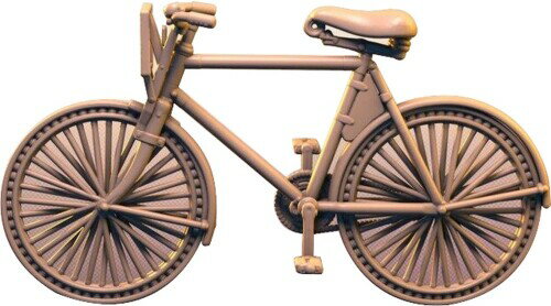 IDAPテクノロジー 1/48 ドイツ ビクトリア モデル12型 自転車・1900 3Dプリンター製キット PD48017