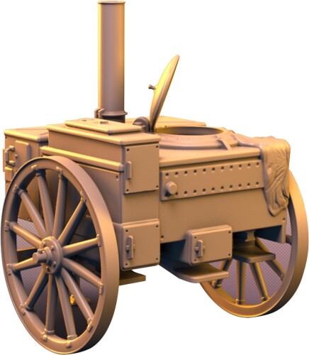 IDAPテクノロジー 1/48 ドイツ フィールドキッチン 調理鍋解放時 3Dプリンター製キット PD48063-1