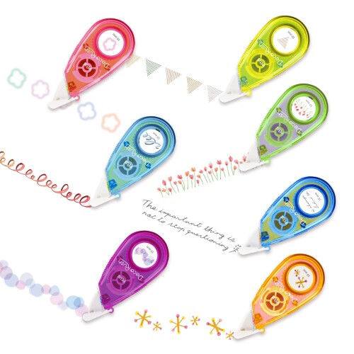 プラス デコラッシュ 10mm 7個セット 組み合わせも楽しめるかわいいパターン柄 DC-080 51-911〜917