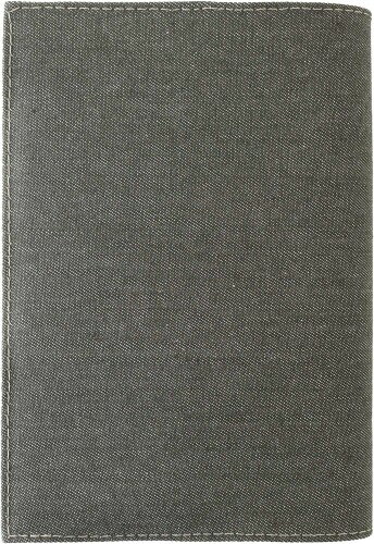 スリップオン(Slip-On) 20カラーデニム B6 (コミック) ブックカバー 日本製 布製 ダークグリーン A-SLD-1002