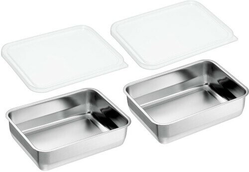 よこやま 燕熟の技 ユニット 角型 バット 1/2・蓋×各2個 YB-600