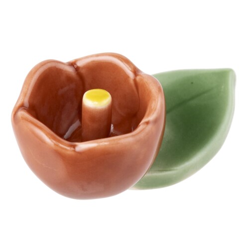 箸置き 赤 約3×2cm 椿箸置き 赤椿 21309