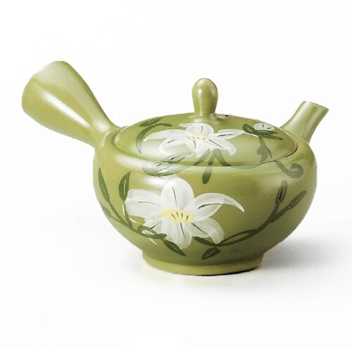 淡緑 急須 鉄仙 Y911