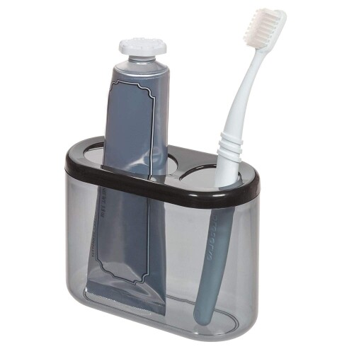InterDesign 歯ブラシスタンド ブラックスモーク