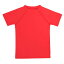 (ESTAMICO) キッズ 半袖 Tシャツ ラッシュガード UVカットUPF+50 男の子 水着（レッド・160cm/12T）