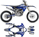 KUNGFU GRAPHICS（カンフー グラフィックス） DIRT BIKEダートバイク フルキット ビニール（ホワイト）適合YAMAHA ヤマハ YZ250FX 2020 2021 2022 2023 2024, デザイン番号YMYZF25194518N002-KO