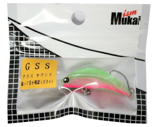 ムカイ(Mukai) クランクベイト ザンム38 GSS F 38mm 2.6g ライムピンクライン L3 ルアー