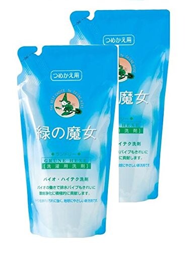 ミマスクリーンケア 緑の魔女 ランドリー(洗濯用洗剤) つめかえ 620mlx2個