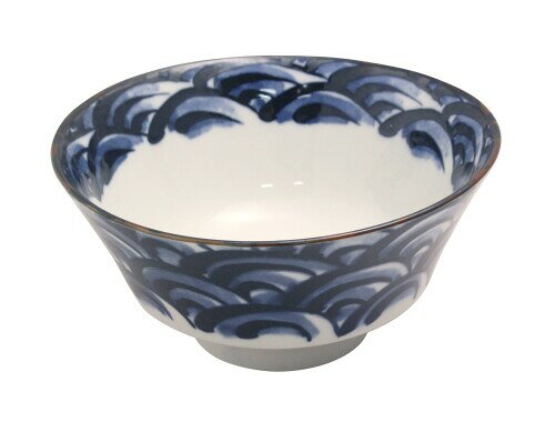 キャッスルエンタープライズ 日本製 美濃焼 毎日便利シリーズ 波 反型 1個 直径18.1cm×高さ9cm