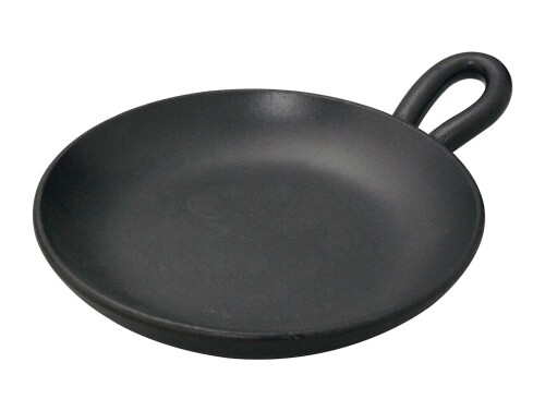 萬古焼 「ほっと暮らし上手」 テーブル パン (一人用) 黒 0705-4103