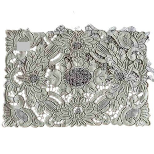 Vivienne(ヴィヴィアン) ハンドメイド レース 刺繍 テーブルランナー テーブルクロス OW0019EL3