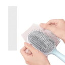 Liroyal ヘアブラシクリーナー ブラシの抜け毛 (100枚入) ヘアブラシのお掃除ブラシ 毛掃除 お手入れ 櫛清掃ネット 洗浄櫛保護網