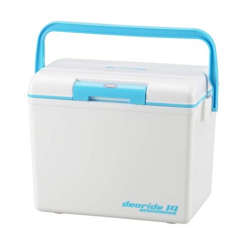 サンカ クーラーボックス 消臭 デオライド ホワイト(光沢仕様) 13.5L (幅37.5×奥行27×高さ28cm) 小型 ..