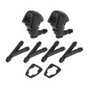 HOPESPANNER Hondaに対応09-15用フロントウィンドシールドスプレーノズルワイパースプレーウォッシャージェットプラスチック1セット
