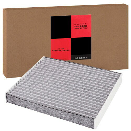 LAC-1009(DCC1009) 脱臭機能＆抗菌機能 適用する CT/アクア アベンシス アリオン アルファード イスト RAV4 bB/スバル レガシィ等 交換用 特殊3層構造＆活性炭入り車用エアコンフィルター 014535-0