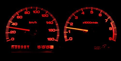 SKYWAVE250(スカイウェイブ) メーター用超拡散LEDセット (カラー)アメリカンレッド CJ43A-LR