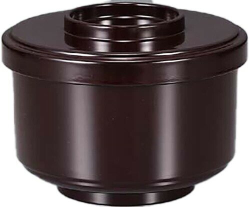 福井クラフト おひつ 耐熱 日本製 食洗機対応 ミニ柾無地割子 新溜内朱塗