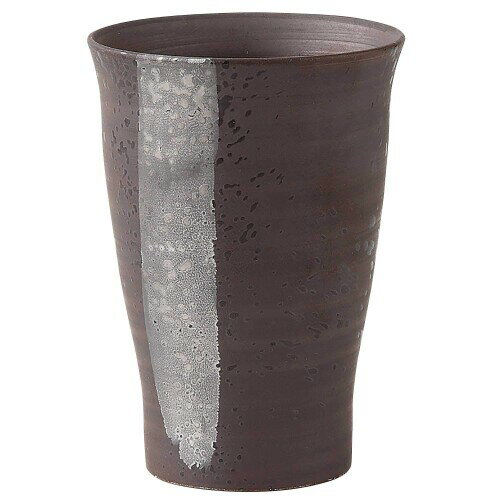 波佐見焼 清山窯 スカットカップ 小 230ml キーポ 刷毛ライン 銀 293962