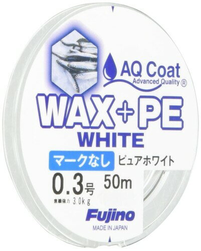 ե(Fujino) W-35 WAX+PE WHITE 50m ޡʤ 0.3 ԥ奢ۥ磻