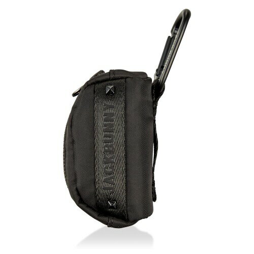 (ジャックバニー) ボールポーチ (ロゴプリント・カラビナ付き・ボール2個収納可能) / ゴルフ / 262-4284902 010_ブラック FR