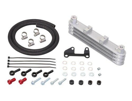 キタコ (KITACO) スーパーオイルクーラーキット 3段コア (フレーム下部/シリンダーヘッド下部マウント)..