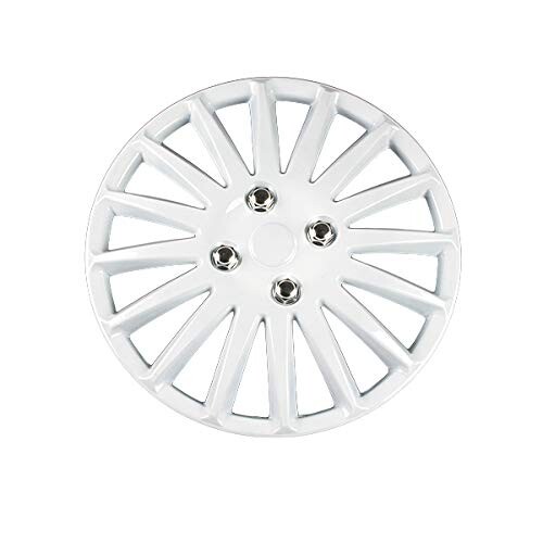 GET-PRO ホイールカバー 14インチ 1台分4枚セット (ホワイト) スバル R1 ホイールキャップ L019E14-029