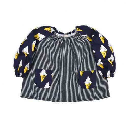 (クスグルジャパン) スモック キッズスモック KSM210-01 ネイビー 100cm