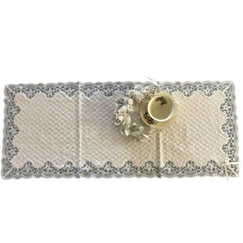 Vivienne(ヴィヴィアン) エレガントパールシリーズ レース 刺繍 テーブルランナー テーブルクロス WK12..