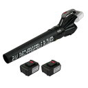 Weytoll 充電式ブロワ 二枚4.0Ah大容量バッテリ 大口径充電式ブロワー 21V 22500rpm 22-40m/s 2段階スイッチ調整 洗車 ブロアー...