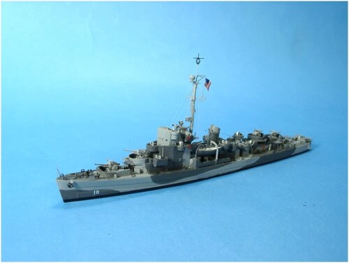 ニコモデル 1/700 アメリカ海軍 エヴァーツ級 護衛駆逐艦 DE-10 ビーバス 1943年 レジンキット PN07021