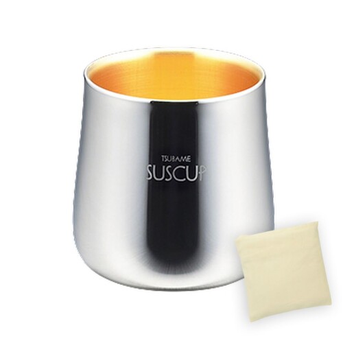 J-kitchens Eco bag ＆ タンブラー 18-8 ステンレス 二重構造 ファッション （内面24金メッキ） 230ml ベトナム製 ・ 日本製