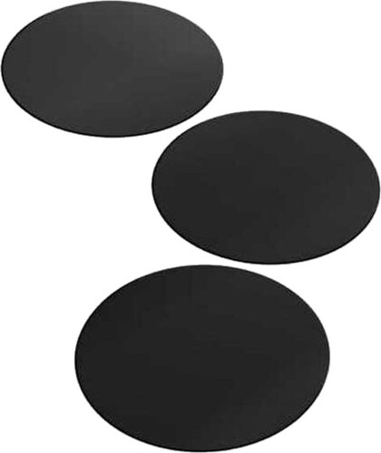 グリーンスタッフワールド マグネットシート 楕円形120mm×92mm (粘着剤付) 3枚 ホビー用素材 GSWD-10857