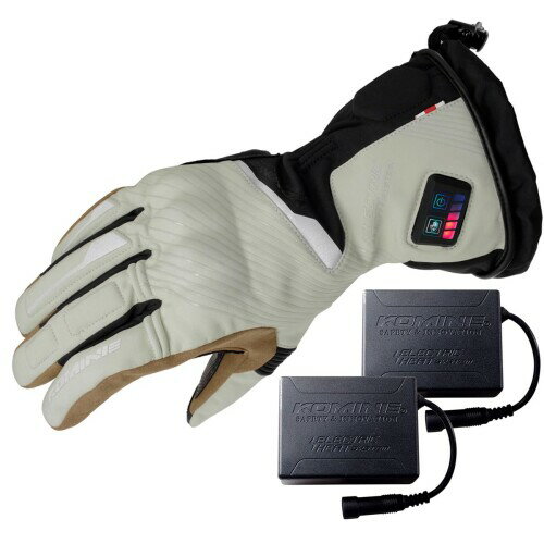 コミネ(KOMINE) バイク用 グローブ 08-2155 EK-2155 デュアルヒートプロテクトエレクトリックグローブ ..
